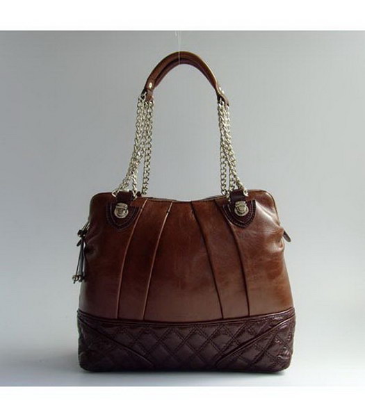 Marc Jacobs in pelle trapuntata Bag_Coffee